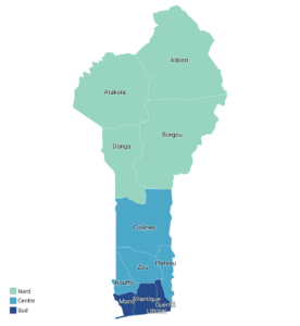 Carte du Bénin